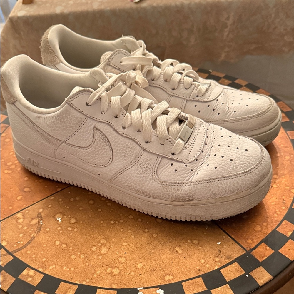 Nike Cream Textured Sneakers